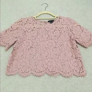 Forever 21 lace crop top